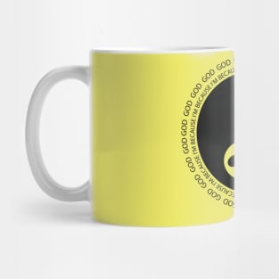 [Kamidere] Because I'm God (Black) Mug